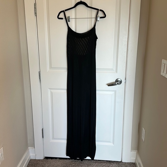 Laundry by shelli segal black two tone maxi dress size large - Picture 1 of 4